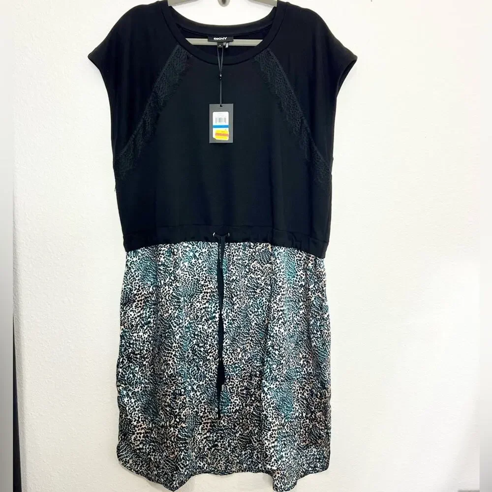DKNY SPORTSWEAR black dress size XL - Picture 2 of 7